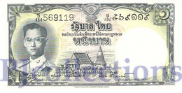 THAILAND 1 BAHT 1955 PICK 74d UNC - Thailand