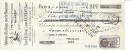 Delcampe - Traite Illustrée 1926 / 75011 / CURTAT GELUT GUESPIN / Fabrique Outillage Pour Chaussure, Crépins & Clouterie - Wechsel