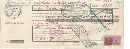 Delcampe - Traite 1954 / 70 LURE / Coopérative Artisanale Saônoise Pour DUVAL Chaussures Aillevillers - Wechsel
