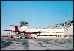 Greenland  Cards GODTHÅB AIRPORT  17-11-1980 EGEDESMINDE( Lot  701 ) - Groenland