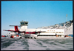 Greenland  Cards GODTHÅB AIRPORT  17-11-1980 EGEDESMINDE( Lot  703 ) - Groenlandia