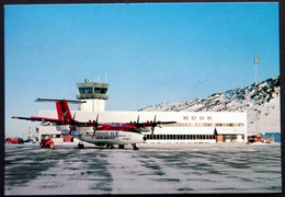 Greenland  Cards GODTHÅB AIRPORT  17-11-1980 EGEDESMINDE( Lot  708 ) - Groenlandia