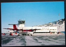 Greenland  Cards GODTHÅB AIRPORT  17-11-1980 EGEDESMINDE( Lot  706 ) - Groenland