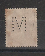 France Perforé Ancoper M 10 Sur 199 - Used Stamps