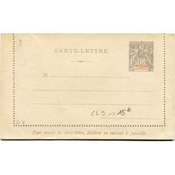 Delcampe - !!! NOUVELLE CALÉDONIE : TYPE GROUPE 15C ENTIER POSTAL CARTE LETTRE CL9 NEUVE - Interi Postali