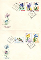 Romania 1967, Scott 1925-1930, FDC, Carpathien Flora, Flowers - Brieven En Documenten
