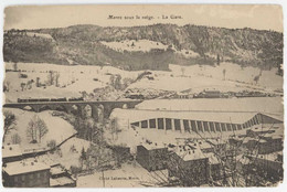 Delcampe - Cpa Morez Sous La Neige - La Gare ( état ) - Morez