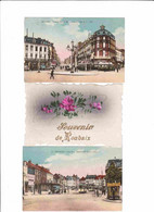 Delcampe - Lot De 3 Cartes De ROUBAIX 1910 + Tram - Roubaix