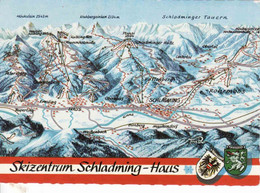 Delcampe - Österreich,Steiermark, Schladming - Haus, Skizentrum, Bezirk Liezen, Gebraucht 1973 - Schladming