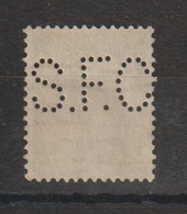 France Perforé Ancoper SFC 87 Sur 284A - Used Stamps