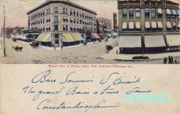 Delcampe - Etat-Unis – ID Idaho - Street View Of Boise, Idaho, From Overland Pharmacy Co. - (voir Scan). - Boise