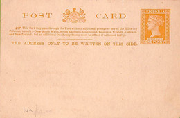 Ac6702 - AUSTRALIA: VICTORIA - Postal History -  STATIONERY CARD :  H & G  # 14a - Cartas & Documentos