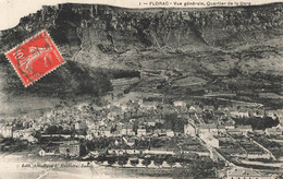 Delcampe - FLORAC : VUE GENERALE - QUARTIER DE LA GARE - Florac
