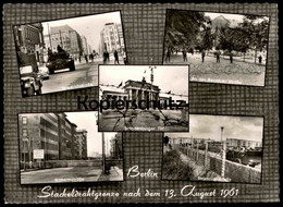 Delcampe - ÄLTERE POSTKARTE BERLIN STACHELDRAHTGRENZE PANZER BERLINER MAUER THE WALL LE MUR BERNAUER STRASSE Ansichtskarte Postcard - Berliner Mauer