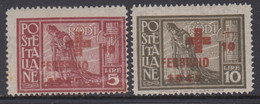 ITALY - EGEO OCC. TEDESCA  N.132-133 - Cat.300 Euro - MNH** Gomma Integra - Egeo (Occup. Tedesca)