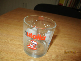 Promo Glass Advertising Verre Publicite Nutella Portugal Snoopy - Nutella