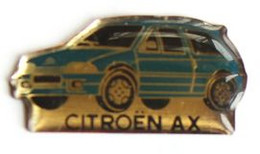 Pin's CITROEN AX Bleue - M041 - Citroën