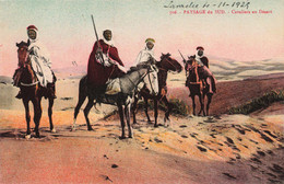 ALGERIE - S09039 - Paysage Du Sud - Cavaliers Au Désert - Cachet Militaire ? - L1 - Männer