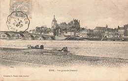 GIEN : VUE GENERALE (AMONT) - Gien