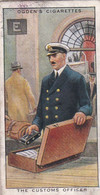 Smugglers & Smuggling 1932  - 36 The Customs Officer -  Ogdens Original Cigarette Card - - Ogden's