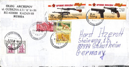 Russia Cover Sent To Germany 8-10-2009 Topic Stamps - Covers & Documents