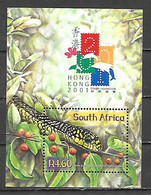 SOUTH AFRICA 2001 Bloc 83 Hong Kong NEUF ** - Unused Stamps