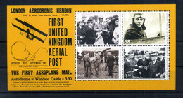 2011 GRAN BRETAGNA BF 88 MNH **, First United Kingdom Aerial Post, Primo Trasporto Postale - Nuevos