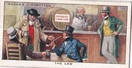 Smugglers & Smuggling 1932  - 18 The Law -  Ogdens Original Cigarette Card - - Ogden's