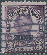 United States,U.S.A,1924 -1933  Overprinted "CANAL/ZONE"on 3c , Used - Canal Zone