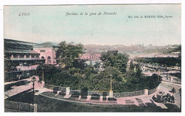 Delcampe - CPA LYON Jardin De La Gare Perrache - Lyon 2