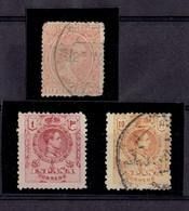 ESPAGNE - LOT TP N°211 OB DENTS RONDES - N°252 NSG - N°254 OB TB - Sonstige & Ohne Zuordnung