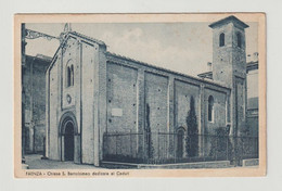 Delcampe - FAENZA (RA):  CHIESA  S.  BARTOLOMEO  DEDICATA   AI  CADUTI  -  FP - Faenza
