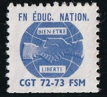 France Vignettes - Education Nationale - Neuf Sans Gomme - Autres & Non Classés