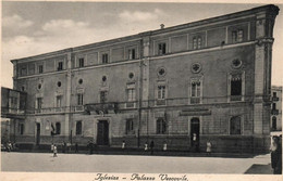 Iglesias 1938 Palazzo Vescovile Viaggiata Per Palermo - Iglesias