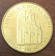 21 COLLÉGIALE NOTRE-DAME SEMUR-EN-AUXOIS MDP 2016 MÉDAILLE MONNAIE DE PARIS JETON TOURISTIQUE MEDALS COINS TOKENS - 2016