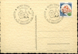 74874 Italia,special Postmark Milano 1986 Assoc. Filatelica Ambrosiana Cooperativa Stella - Sin Clasificación