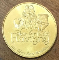 21 FLAVIGNY-SUR-OZERAIN LES AMIS DE FLAVIGNY MEDAILLE MONNAIE DE PARIS 2018 JETON TOURISTIQUE MEDALS COINS TOKENS - 2018