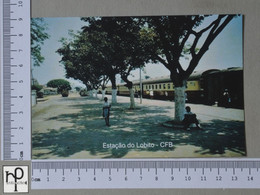 Delcampe - ANGOLA - ESTAÇÃO DO LOBITO -  CFB -   2 SCANS  - (Nº53010) - Angola
