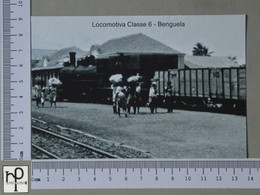 Delcampe - ANGOLA - LOCOMOTIVA CLASSE 6 -  BENGUELA -   2 SCANS  - (Nº53014) - Angola