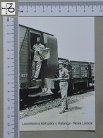 Delcampe - ANGOLA - LOCOMOTIVA CLASSE 404 -  NOVA LISBOA -   2 SCANS  - (Nº53015) - Angola