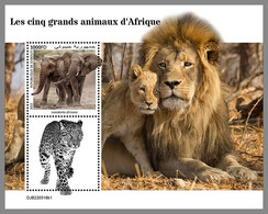 Delcampe - DJIBOUTI 2022 MNH Elephants Elefanten African Big Five S/S I - OFFICIAL ISSUE - DHQ2305 - Eléphants