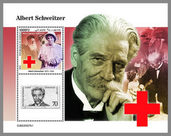 DJIBOUTI 2022 MNH Albert Schweitzer S/S I - OFFICIAL ISSUE - DHQ2305 - Albert Einstein