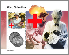 DJIBOUTI 2022 MNH Albert Schweitzer S/S II - OFFICIAL ISSUE - DHQ2305 - Albert Einstein