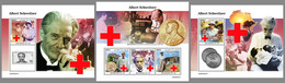 DJIBOUTI 2022 MNH Albert Schweitzer M/S+2S/S - OFFICIAL ISSUE - DHQ2305 - Albert Einstein