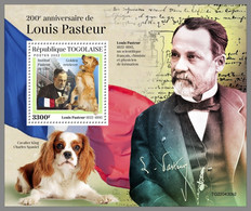 TOGO 2022 MNH Louis Pasteur Dogs Hunde Chiens S/S II - IMPERFORATED - DHQ2305 - Louis Pasteur