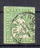 Suisse N° 30 Oblitéré - Clair - Cote 90€ - Gebraucht