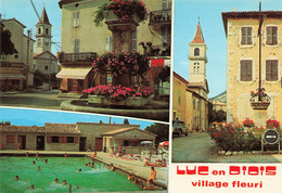 Luc En Diois * Souvenir Du Village * Cp 3 Vues * Piscine Baigneurs - Luc-en-Diois