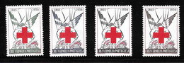 1956 PORTUGAL VIGNETTE RED CROSS CROIX ROUGE TIPO "TRANSPORTE POR ANJO" CRUZ VERMELHA PORTUGUESA MINT - Croix-Rouge