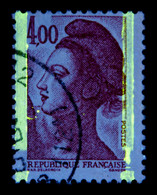 1982 Liberté De Gandon 4f.carmin-rouge YT 2244 - Variété Phosphore - Used Stamps