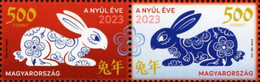 Hungary - 2023 - Lunar New Year Of The Rabbit - Mint Stamp Set - Nuovi